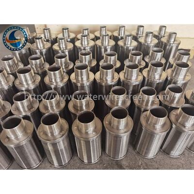 1.5X2mm SS316L Continuous Slot Wedge Wire Screen Nozzle