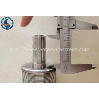OD 57mm Johnson Continuous Slot Water Filter Nozzle With M24 Male Threaded