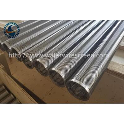 OD 60mm 0.6mm 500mm Length Continuous Slot Screen