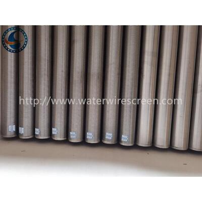 OD 60mm 0.6mm 500mm Length Continuous Slot Screen