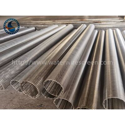 Construction SS304 Inverted 3.0mm Wire Wrapped Screen