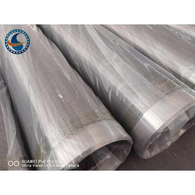Stainless Steel 304 OD 219 mm Slot 40 Water Wire Screen Filter