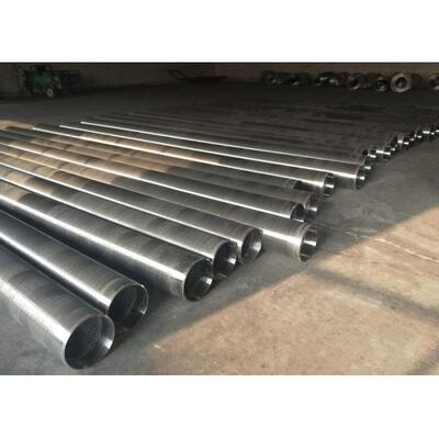Point Welding Sand Control Screens , Continuous Slot Profile Wire Screen