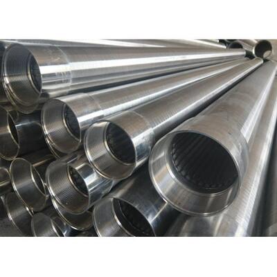 Non Clogging Stainless Steel Wedge Wire Screen 50mm Diameter 0.4mm Slot Size