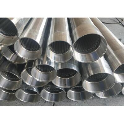 Non Clogging Stainless Steel Wedge Wire Screen 50mm Diameter 0.4mm Slot Size