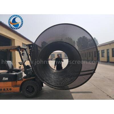 Fully Welded Rotary Drum Screen / Wedge Wire Screen Cylinders ISO Approval