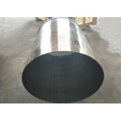 Anti Deformation Sand Control Screens , Stainless Steel Profile Wire Screen