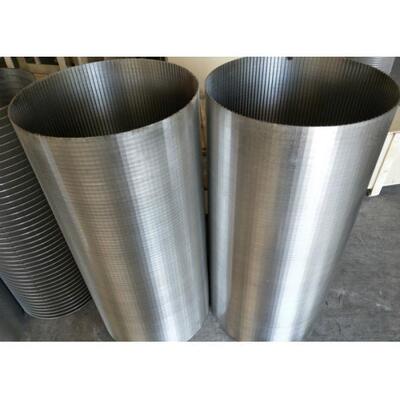 Anti Deformation Sand Control Screens , Stainless Steel Profile Wire Screen