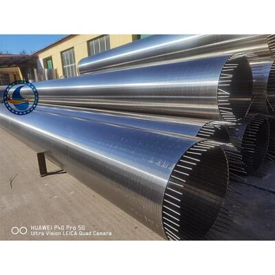 SS 304 Wedge Wire Water Wire Screens For Oil Wells