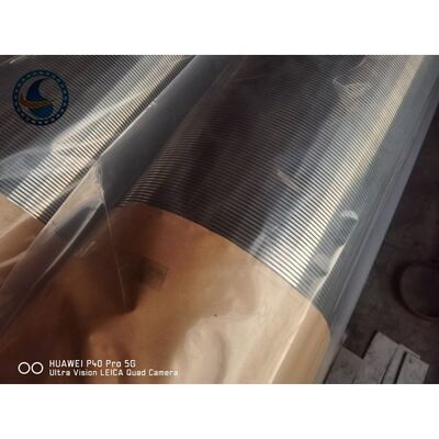 SS 304 Wedge Wire Water Wire Screens For Oil Wells
