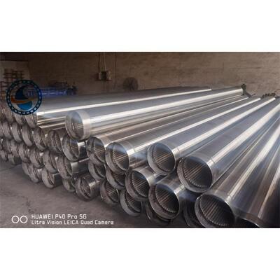High Strength Sand Control Screens , SS Johnson Wire Wrapped Screen