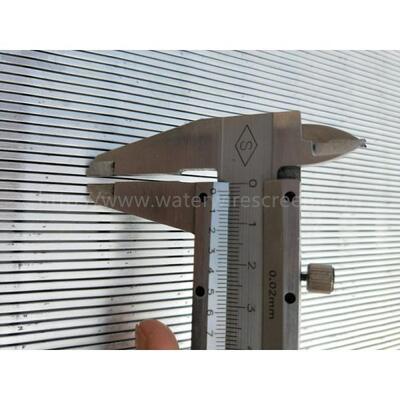 Stainless Steel Wedge Wire Screen Panel For Solid-Liquid Separation