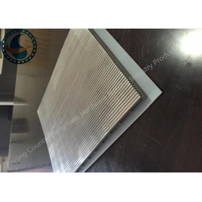 Stainless Steel Wedge Wire Screen / Wedge Wire Sheets High Precision
