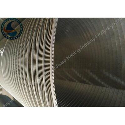 Non Clogging Wedge Wire Screen Panels For Waste Water Long Service Life