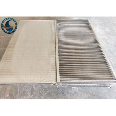 High Mechanical Strength Wedge Wire Panels 1219mm Length For Coal Washer