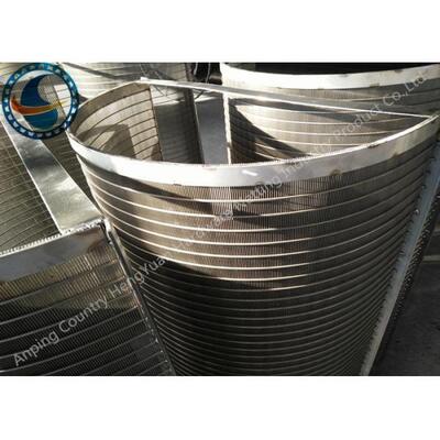Non Clogging Wedge Wire Screen Panels