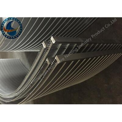 0.25mm Slot Opening Stainless Steel Waste Water Parabolic Screen