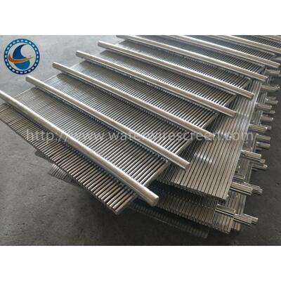 0.5mm Slot Sus304 Flat Johnson Screens With Round Support Bar