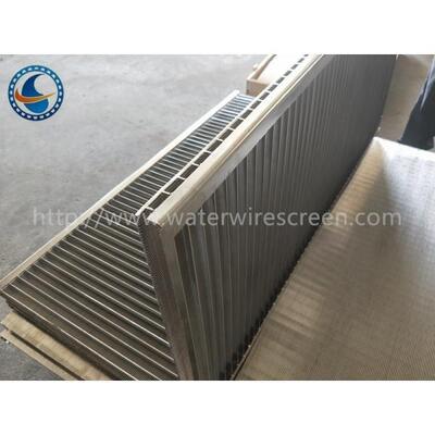 L500mm Stainless Steel Wedge Wire Screen Panels For Coal Washing Equipment