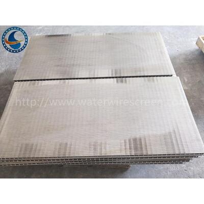 L500mm Stainless Steel Wedge Wire Screen Panels For Coal Washing Equipment