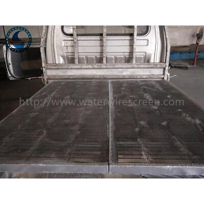 1.0mm Slot Pulp And Paper Mills Wedge Wire Panels