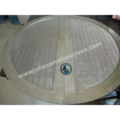 Flat Stainless Steel 4000mm Width Wedge Wire Panels High Opening Area