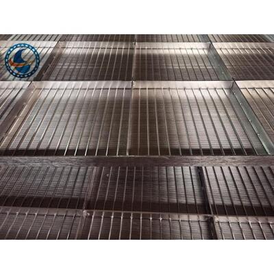 Flat Welded Drying Equipment Stainless Steel Wedge Wire Grates 2x1.2m