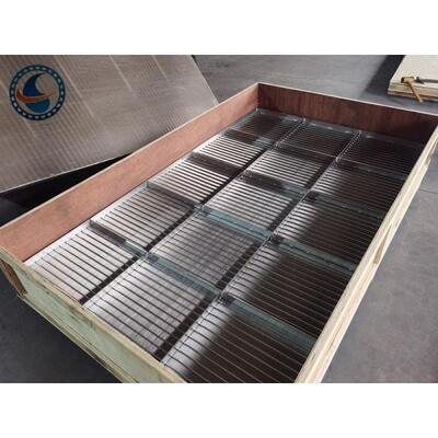 Flat Welded Drying Equipment Stainless Steel Wedge Wire Grates 2x1.2m