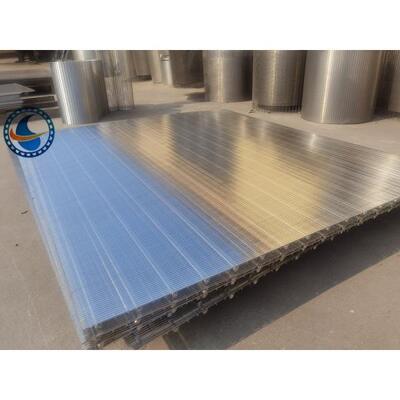 Ss Aisi 304 0.5mm Slot Wedge Wire Sheets 2063mm Length
