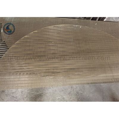 Fish Ponds Wedge Wire Screen Filter Aquaculture Static Sieve For Koi Pond