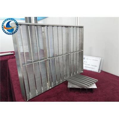 Heat Resistant Wedge Wire Screen Panels For Aquaculture / Food Industry