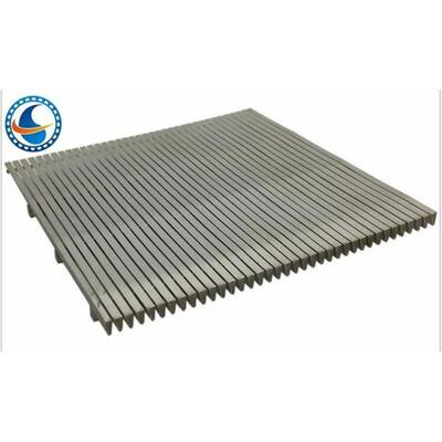 Flat Profile Acid Washing Wedge Wire Screen Panels Stainless Steel 304