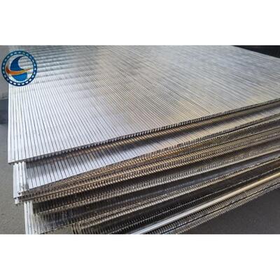 500um Aisi 304 Slot Wedge Wire Screen Panels For Filtration