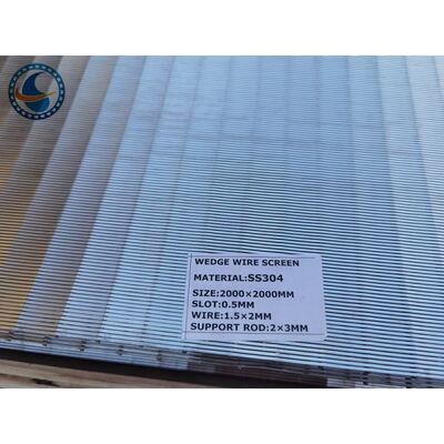 Duplex Steel 2205 Wedge Wire Screen Panels Huge Clogging Resistance Welded