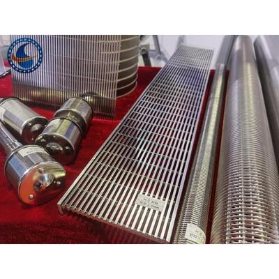 Stainless Steel Arc Wedge Wire Screen Panels For Mining Machinery