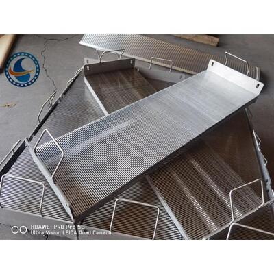 Stainless Steel Arc Wedge Wire Screen Panels For Mining Machinery