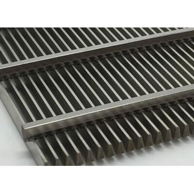 Johnson Slot Sieve Wedge Wire Screen Panels Plate Stainless Steel For Pulp Filtration