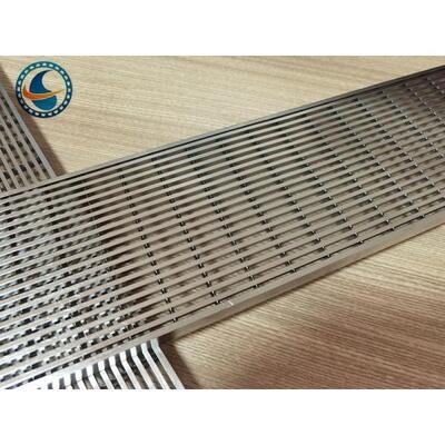 Stainless Steel 316l Wedge Wire Panel Screen For Floor Drain Filter
