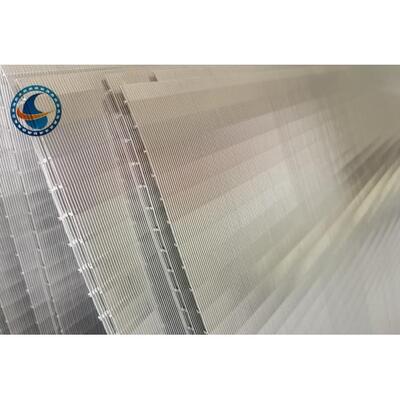 Ss 321 Johnson Wedge Wire Screen Flat For Petrochemical Engineering