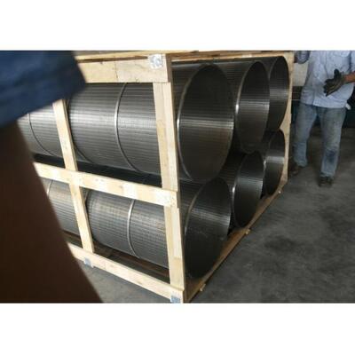 Stainless Steel 304 Reverse Wedge Wire Rotary Screen Drum Cylinder Water Treatment