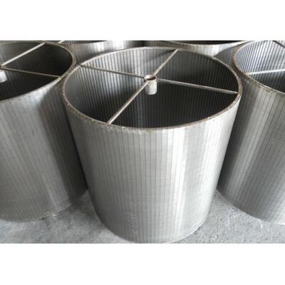 Heat Resistant Rotary Screen Drum , Stainless Steel Wire Strainer Basket