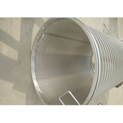 Professional Rotary Drum Screen , Heat Resistant Wire Strainer Basket