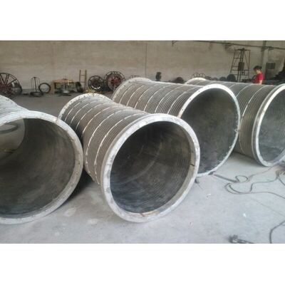 SUS 316L Johnson Wedge Wire Trommel Drum Screen For Animal Manure Treatment