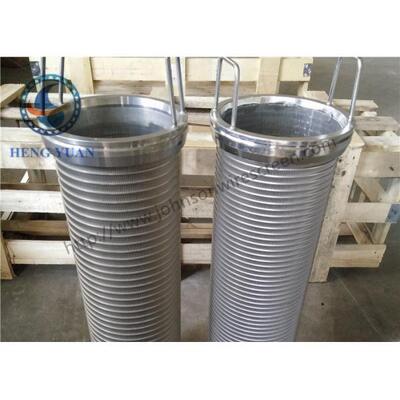 High Temperature Resistant Rotary Drum Screen Economical For Centrifuge Industry