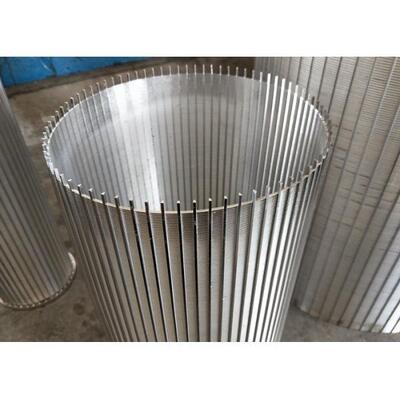 Funnel Type Rotary Screen Drum / Reverse Wedge Wire Screen Cylinders