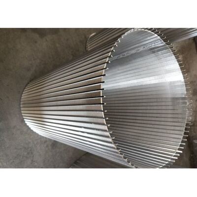Funnel Type Rotary Screen Drum / Reverse Wedge Wire Screen Cylinders