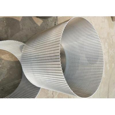 High Efficiency Rotary Drum Screen , Wire Cylinder Basket SS 304 Grade