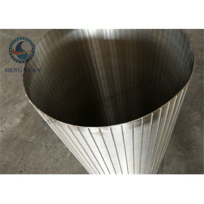 Stainless Steel Reverse Filter Screen Cylinder Wedge Wire Wound Screen Slot
