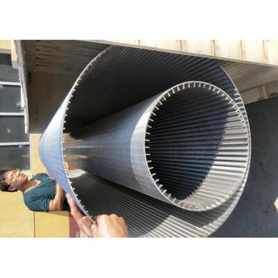 Stainless Steel 316 Johnson Screen Rotary Wire Strainer Basket High Efficient