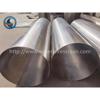Ss304 Od600mm Johnson Wedge Wire Filter Screen Tube For Hydropower Plants